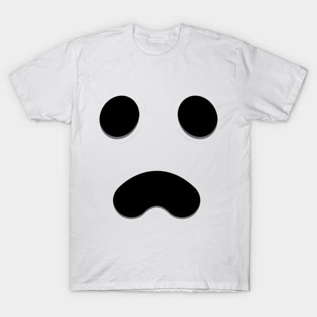 Spooky Ghost Face T-Shirt by Up 4 Tee